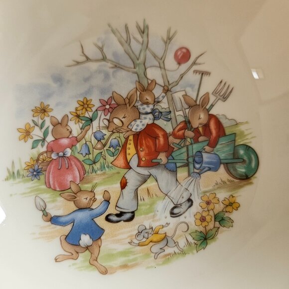 ROYAL DOULTON BUNNYKINS 2 PIECE CHILDRENS DINNER SET - Picture 5 of 9